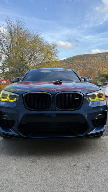 2018+ BMW X3/X4/X3M/X4M CSL Style Headlights Yellow DRL Modules | G01/G02/F97/F98 Headlights