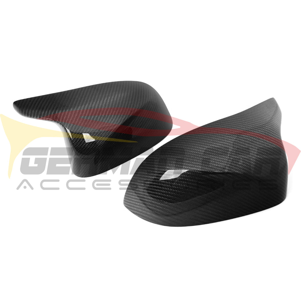 2018+ Bmw X3M/x4M/x5M Carbon Fiber Mirror Caps | F95/f97/f98