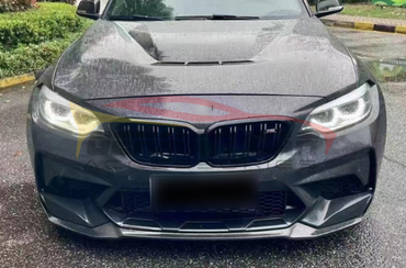 2019-2021 Bmw M2 Competition Carbon Fiber Cs Style Front Lip | F87 Lips/Splitters