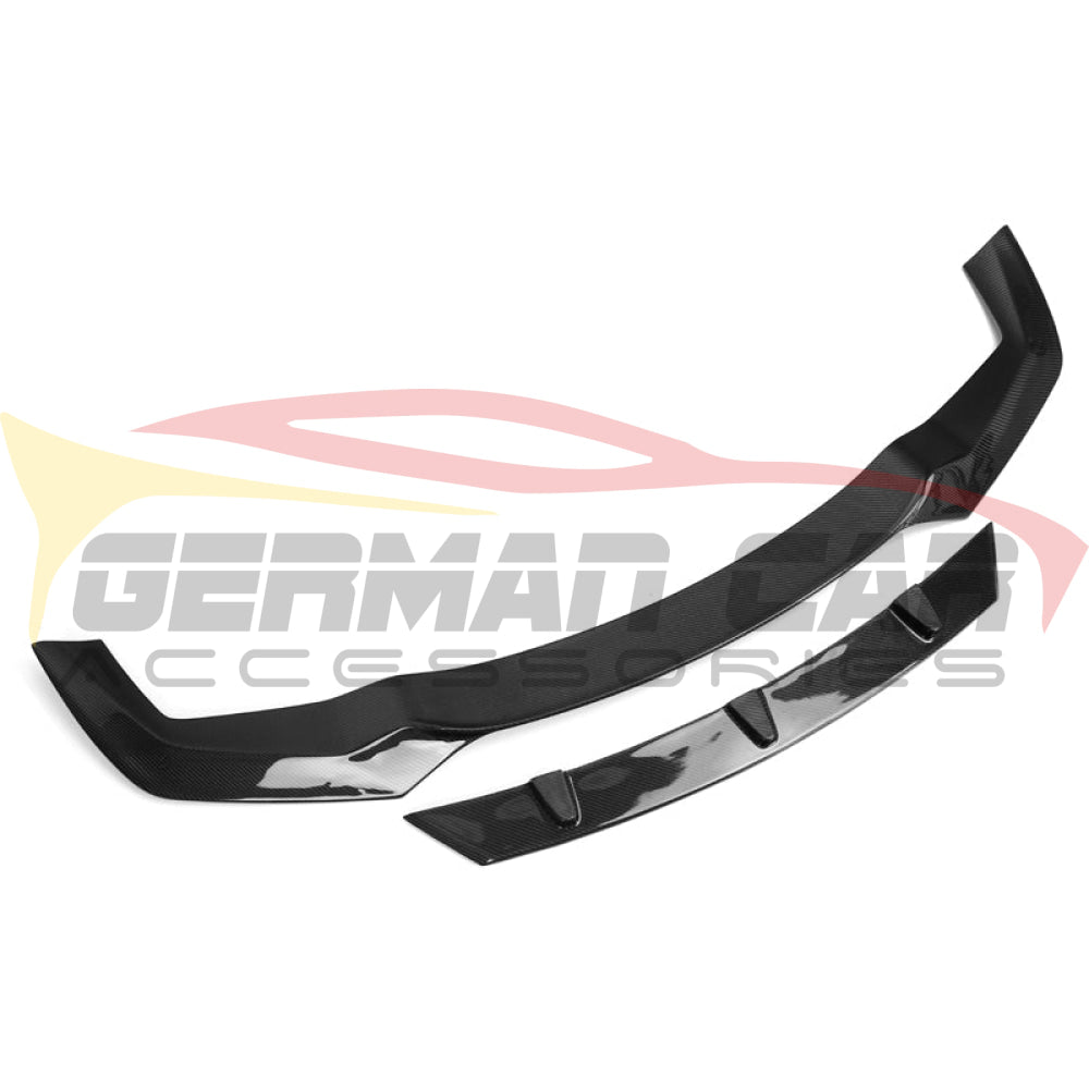 2019-2021 Bmw M2 Competition Carbon Fiber V Style Front Lip | F87