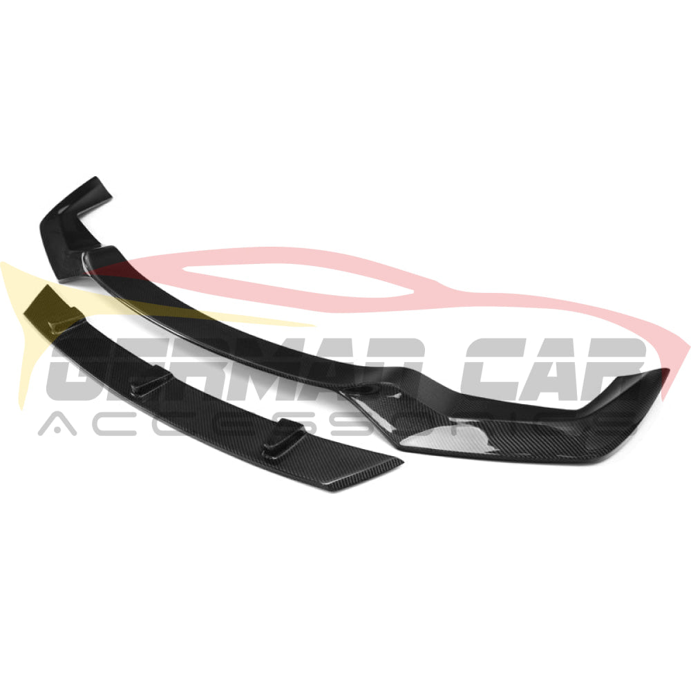 2019-2021 Bmw M2 Competition Carbon Fiber V Style Front Lip | F87