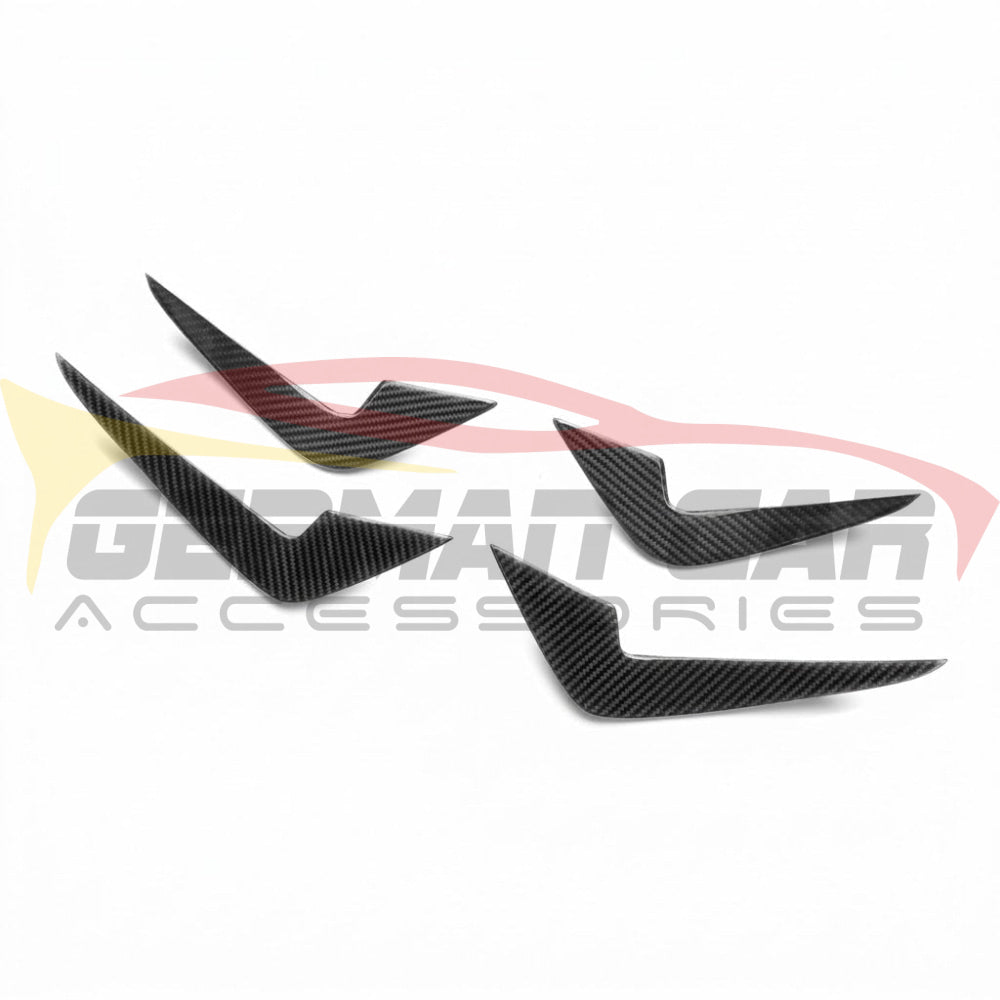 2019-2021 BMW M2 C/M2 CS Carbon Fiber Front Bumper Canards I F87 - Additional Accessories