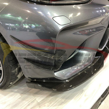 2019-2021 BMW M2 C/M2 CS Carbon Fiber Front Bumper Canards I F87 - Additional Accessories
