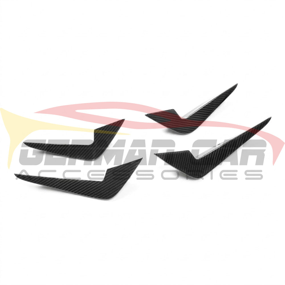 2019-2021 BMW M2 C/M2 CS Carbon Fiber Front Bumper Canards I F87 - Additional Accessories