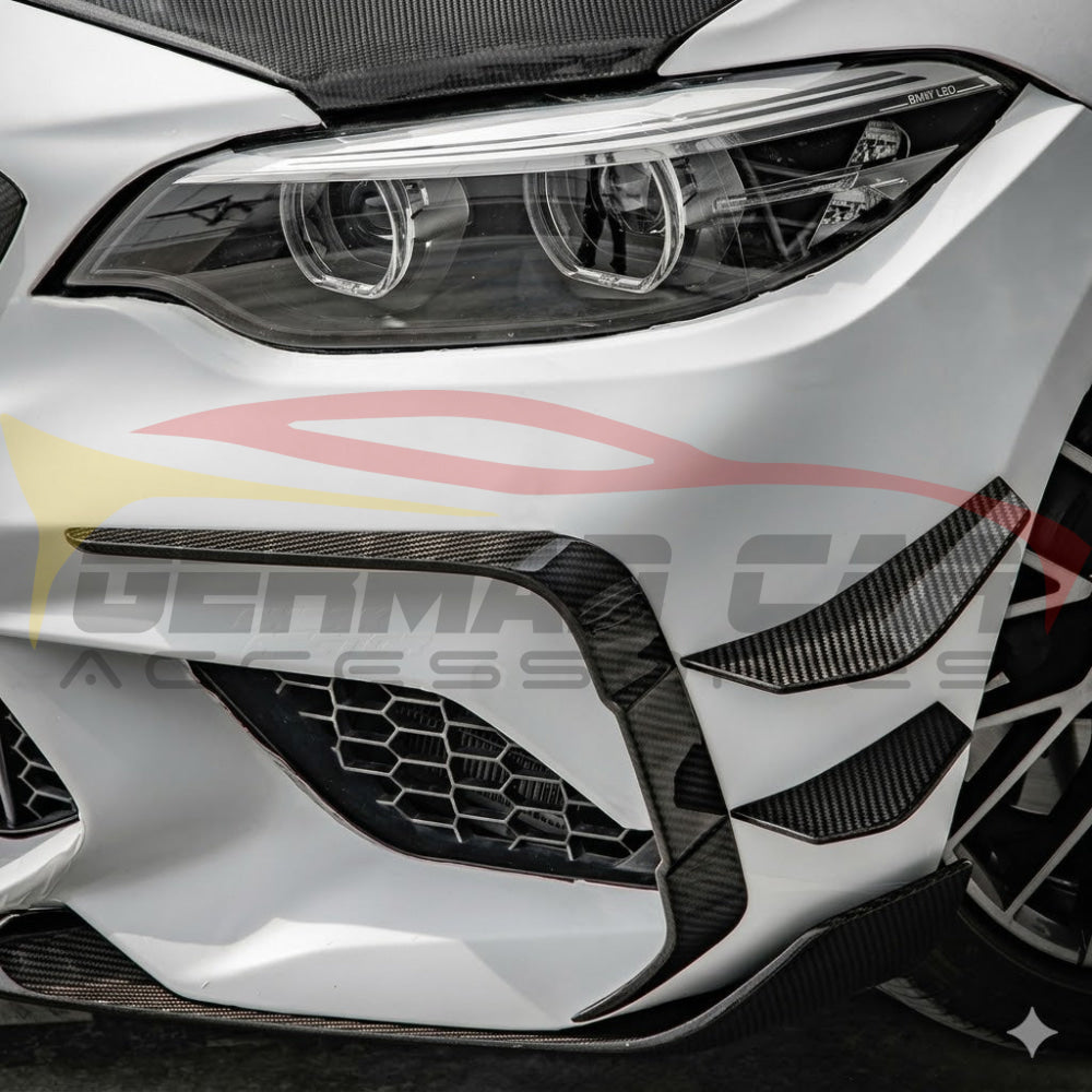 2019-2021 BMW M2C/M2 CS Carbon Fiber Front Bumper Vent Trim I F87 - Additional Accessories