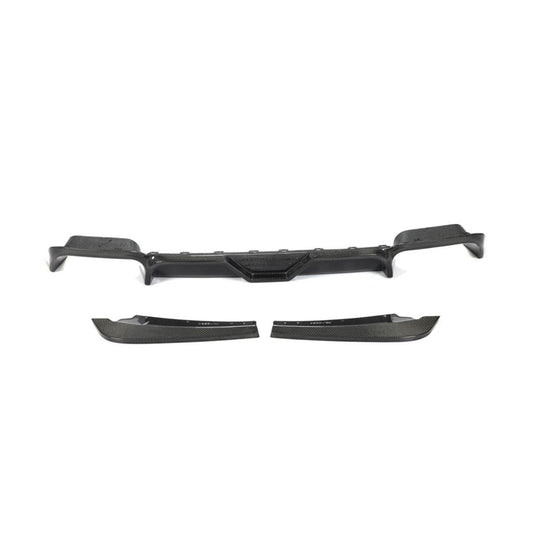 2019-2021 BMW X3M Carbon Fiber 3 Piece Rear Diffuser | F97 Center Diffuser Only Front Lips/Splitters