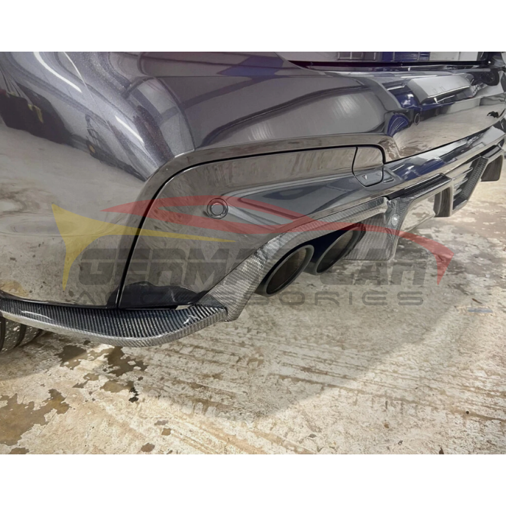 2019-2021 BMW X3M Carbon Fiber 3 Piece Rear Diffuser | F97 Front Lips/Splitters
