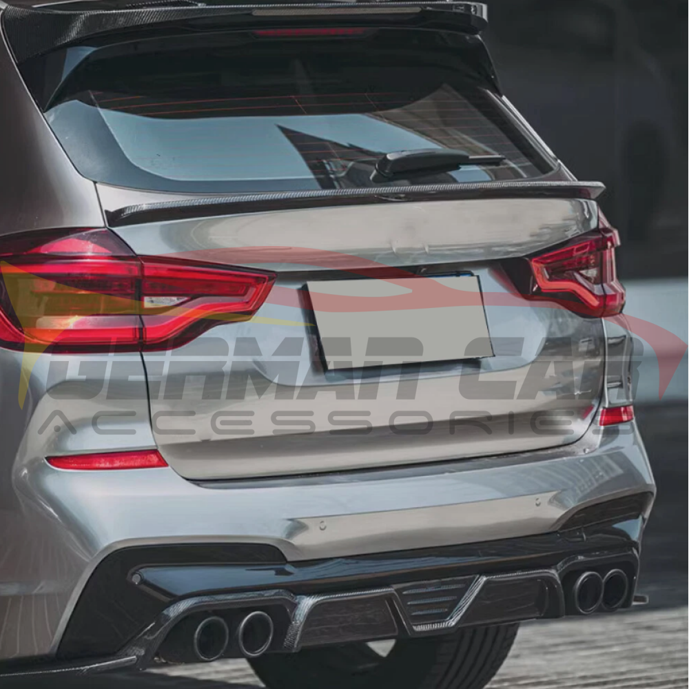 2019-2021 BMW X3M Carbon Fiber 3 Piece Rear Diffuser | F97 Front Lips/Splitters