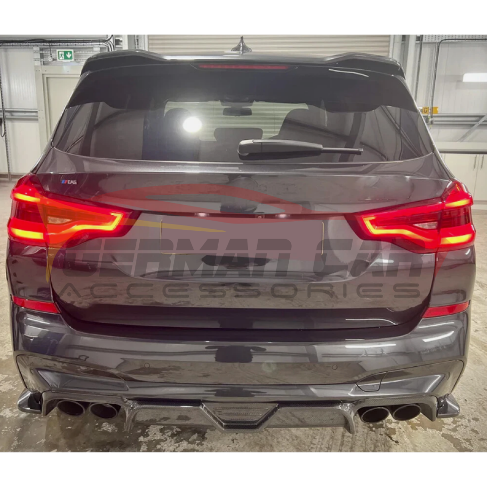 2019-2021 BMW X3M Carbon Fiber 3 Piece Rear Diffuser | F97 Front Lips/Splitters