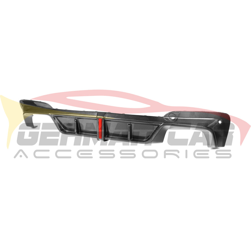 2019-2021 BMW X3M Carbon Fiber 3 Piece Rear Diffuser with LED Brake Light | F97 Front Lips/Splitters