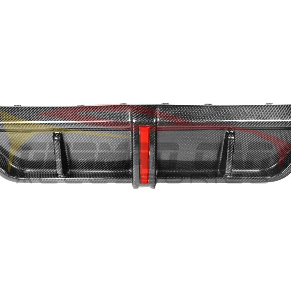 2019-2021 BMW X3M Carbon Fiber 3 Piece Rear Diffuser with LED Brake Light | F97 Front Lips/Splitters