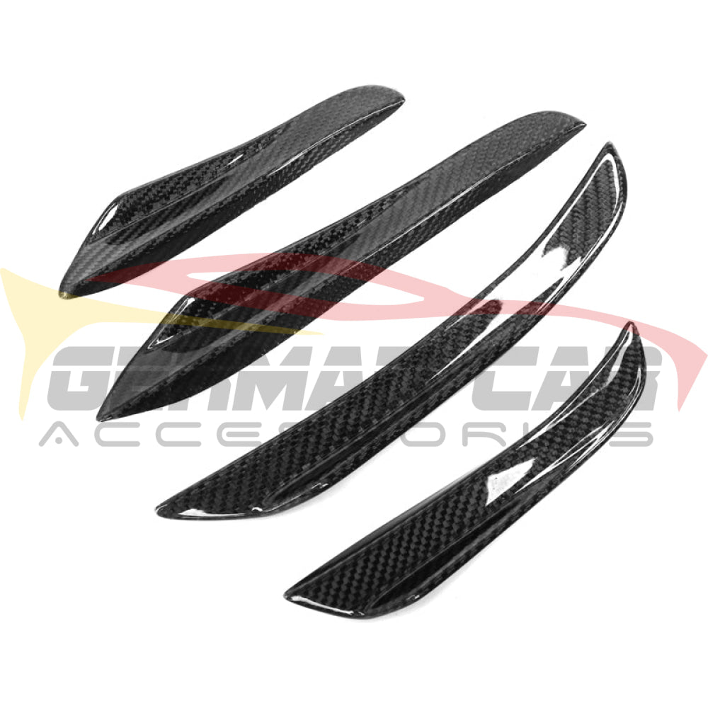 2019+ Bmw 3-Series Carbon Fiber Front Bumper Canards | G20