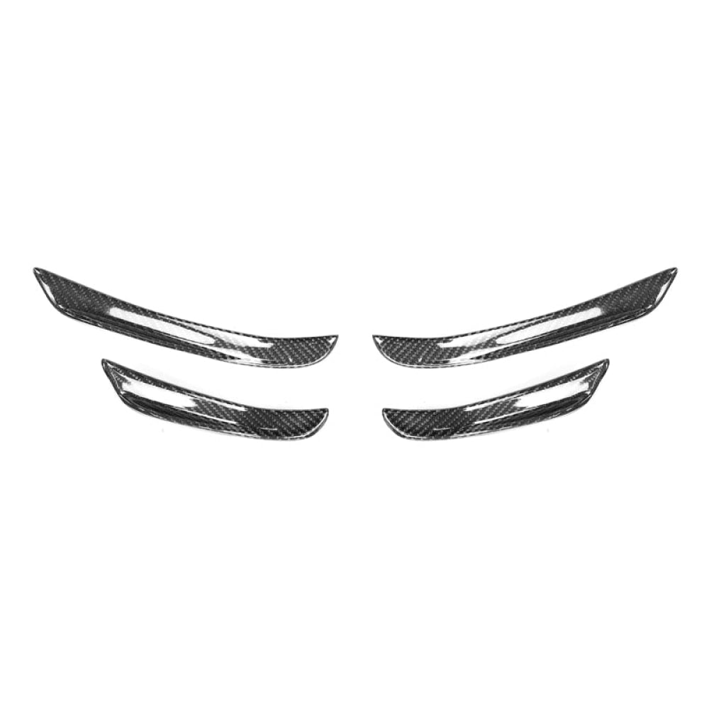 2019+ Bmw 3-Series Carbon Fiber Front Bumper Canards | G20