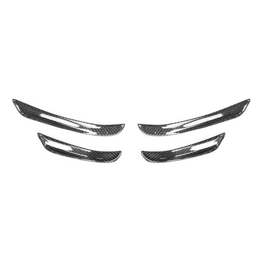 2019+ Bmw 3-Series Carbon Fiber Front Bumper Canards | G20