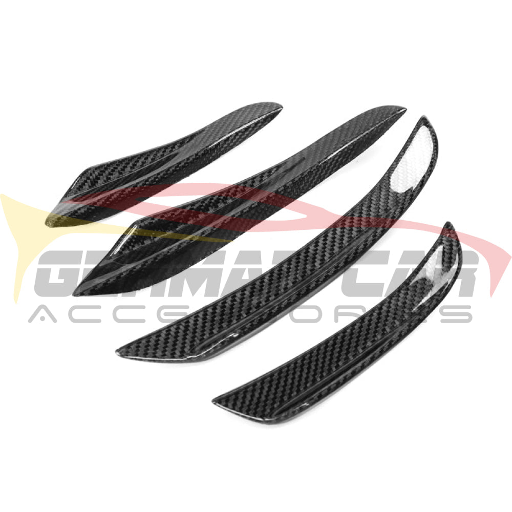 2019+ Bmw 3-Series Carbon Fiber Front Bumper Canards | G20