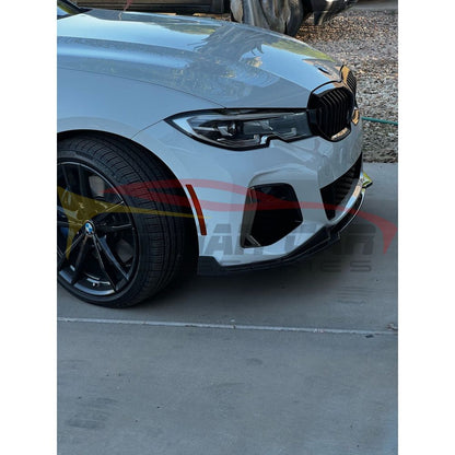 2019-2022 Bmw 3-Series Carbon Fiber M Performance Style Front Lip | G20 Lips/Splitters