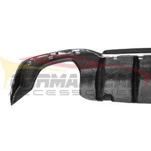 2019+ Bmw 3-Series Kb Style 3 Piece Carbon Fiber Rear Diffuser With Led Brake Light | G20 320I 330I