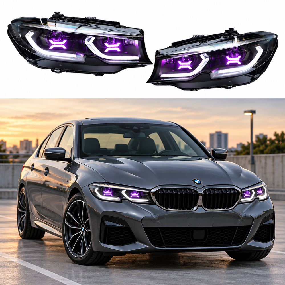 2019-2022 BMW 3-Series RGB OSS Style Headlights | G20 Pre-LCI - Headlights