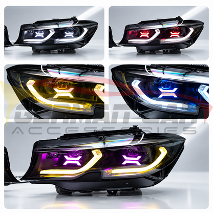 2019-2022 BMW 3-Series RGB OSS Style Headlights | G20 Pre-LCI - Headlights