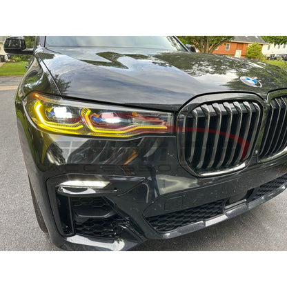 2019-2022 BMW X7 CSL Style Headlights Yellow DRL Modules | G07 - DRL Modules