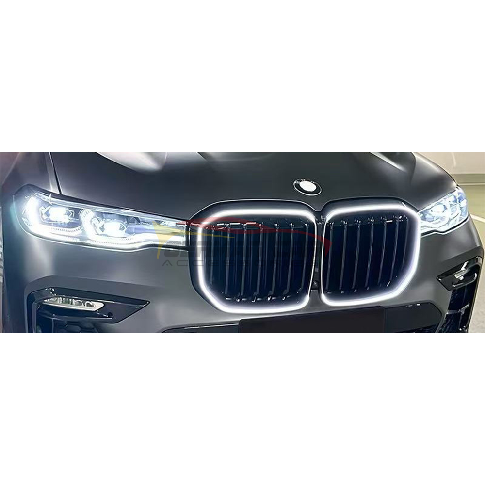 2019-2022 BMW X7 Single Slat Light Up LED Kidney Grilles | G07 - Kidney Grilles