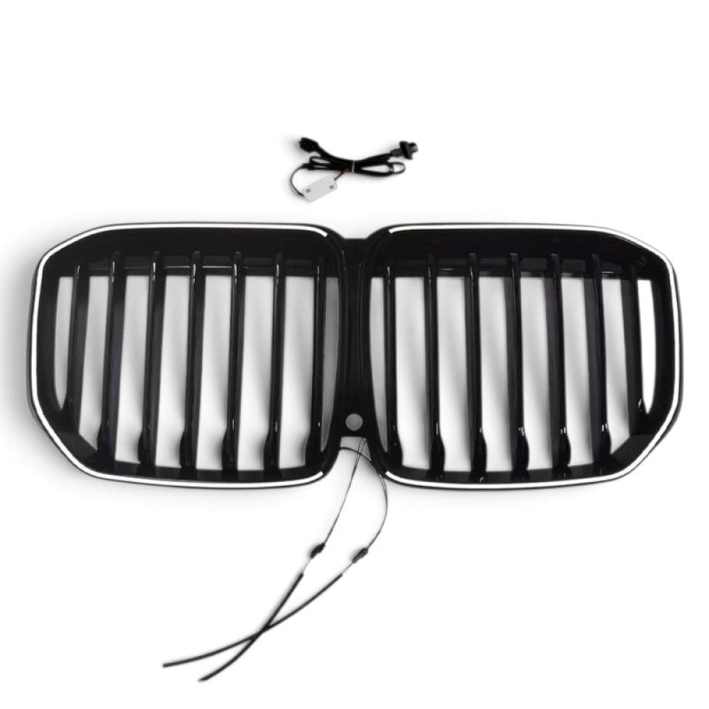 2019-2022 BMW X7 Single Slat Light Up LED Kidney Grilles | G07 - Kidney Grilles