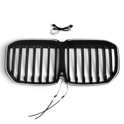 2019-2022 BMW X7 Single Slat Light Up LED Kidney Grilles | G07 - Kidney Grilles
