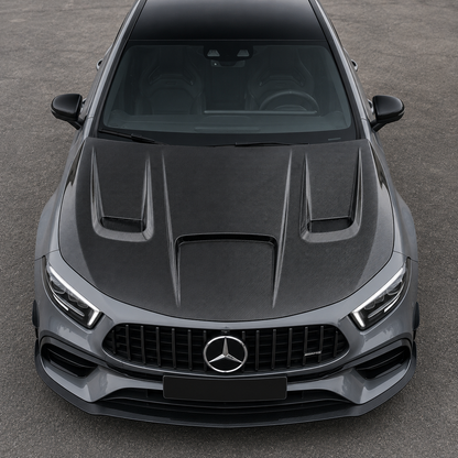 2019-2022 Mercedes A-Class/A35/A45 AMG P2 Style Carbon Fiber Hood | V177/W177