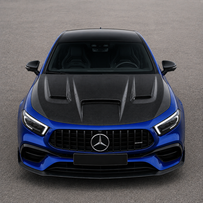 2019-2022 Mercedes A-Class/A35/A45 AMG P2 Style Carbon Fiber Hood | V177/W177