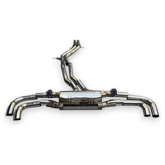 2019-2023 Audi Rsq8 Valved Sport Exhaust System | Stainless Steel / Chrome Tips