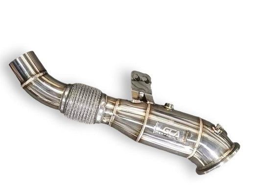 2019 + Bmw M340I/M440I Downpipe | G20/G22/G26 No Heat Shield / Racing (No Cat) Front Race Pipes
