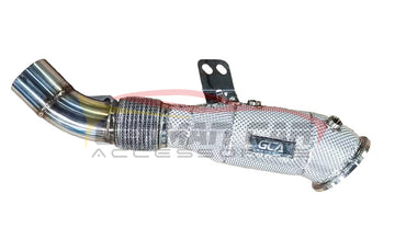 2019 + Bmw M340I/M440I Downpipe | G20/G22/G26 Yes Heat Shield / Racing (No Cat) Front Race Pipes