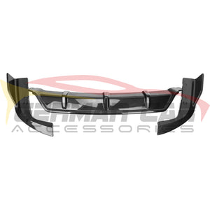 2019-2022 Bmw X5 3 Piece Carbon Fiber Rear Diffuser With Splitters | G05 Mirror Caps