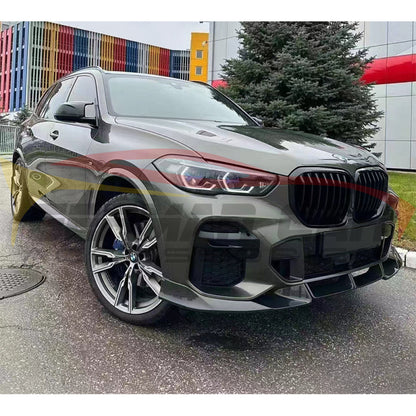 2019-2023 Bmw X5 Carbon Fiber M Performance Style Front Bumper Air Ducts | G05 Lips/Splitters