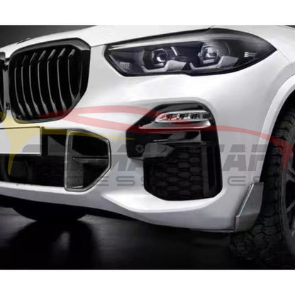 2019-2023 Bmw X5 Carbon Fiber M Performance Style Front Splitters | G05 Lips/Splitters