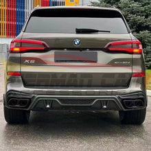 Load image into Gallery viewer, 2019-2023 Bmw X5 Carbon Fiber M Performance Style Rear Splitters | G05 Diffusers

