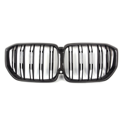 2018+ Bmw X5/x5M Dual Slat Kidney Grilles | G05/f95 Carbon Fiber