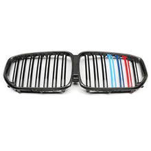 Load image into Gallery viewer, 2018+ Bmw X5/x5M Dual Slat Kidney Grilles | G05/f95 Carbon Fiber With M Stripe
