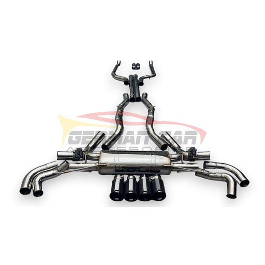 2019 + Bmw X5/X6 M50I/M60I Valved Sport Exhaust System | G05/G06 Stainless Steel / Chrome Tips