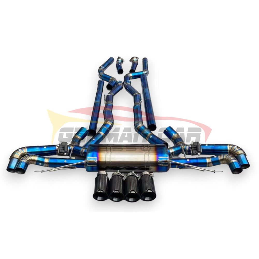 2019 + Bmw X5/X6 M50I/M60I Valved Sport Exhaust System | G05/G06 Titanium / Chrome Tips