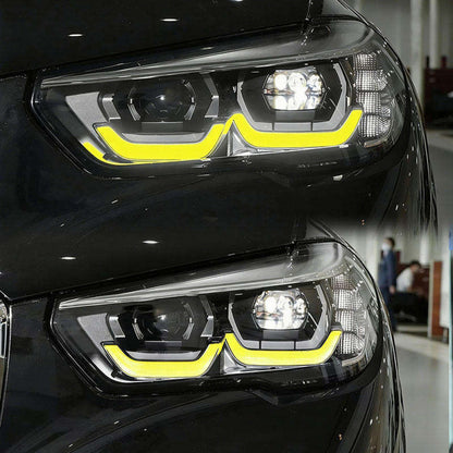 2019-2023 BMW X5/X6/X5M/X6M Headlight RGB DRL Modules | G05/G06/F95/F96 Non-Laser Headlights DRL Modules