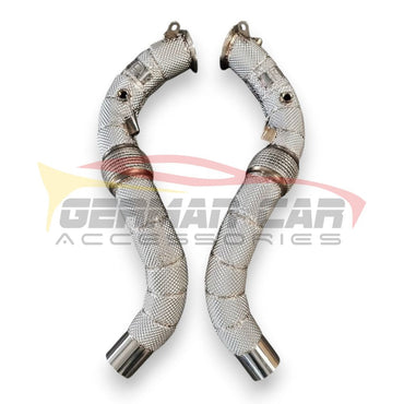 2019-2023 BMW X5/X6/X7 M50i Downpipes | G05/G06/G07 X5/X6/X7 M50i Yes Heat Shield / Racing Downpipe (No Cat) Downpipes