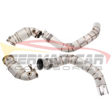 Load image into Gallery viewer, 2019 + Bmw X5/X6 M50I/M60I Front Race Pipes | G05/G06
