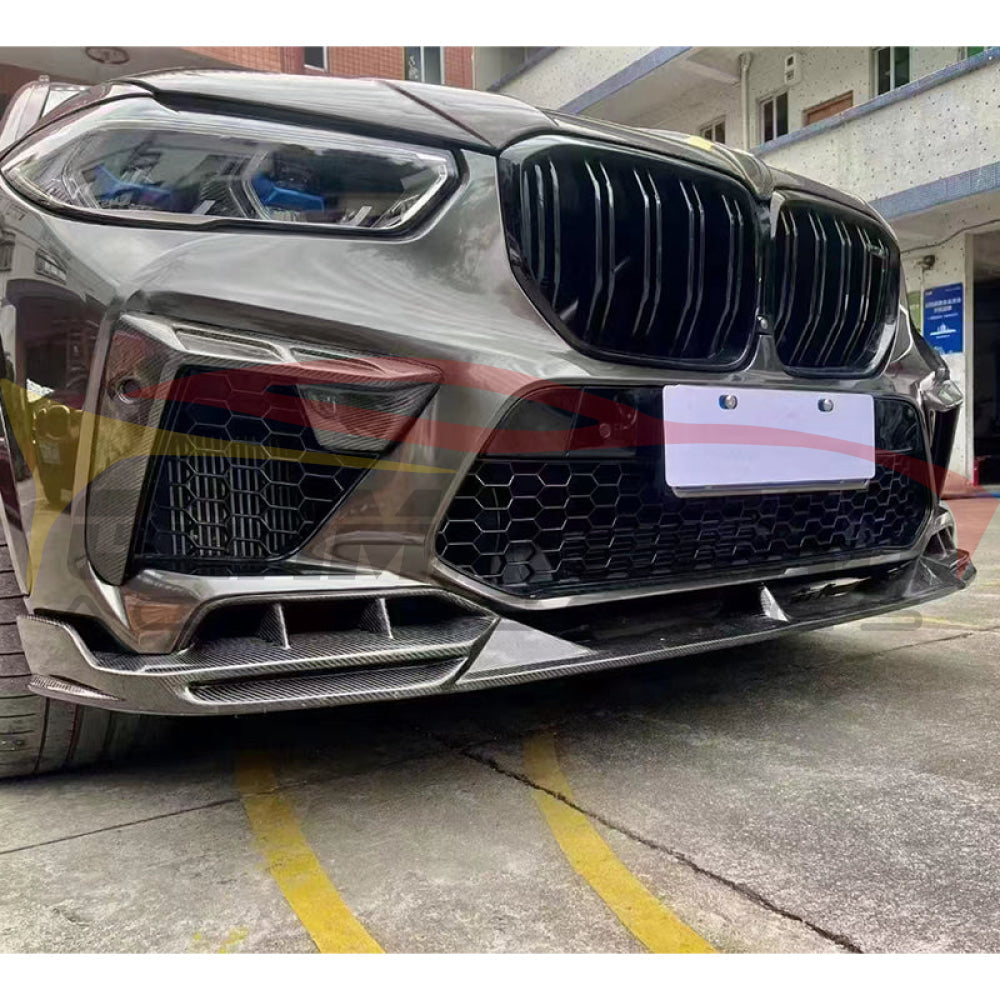 2019-2023 Bmw X5M Carbon Fiber Ld Style Front Lip | F95 Lips/Splitters