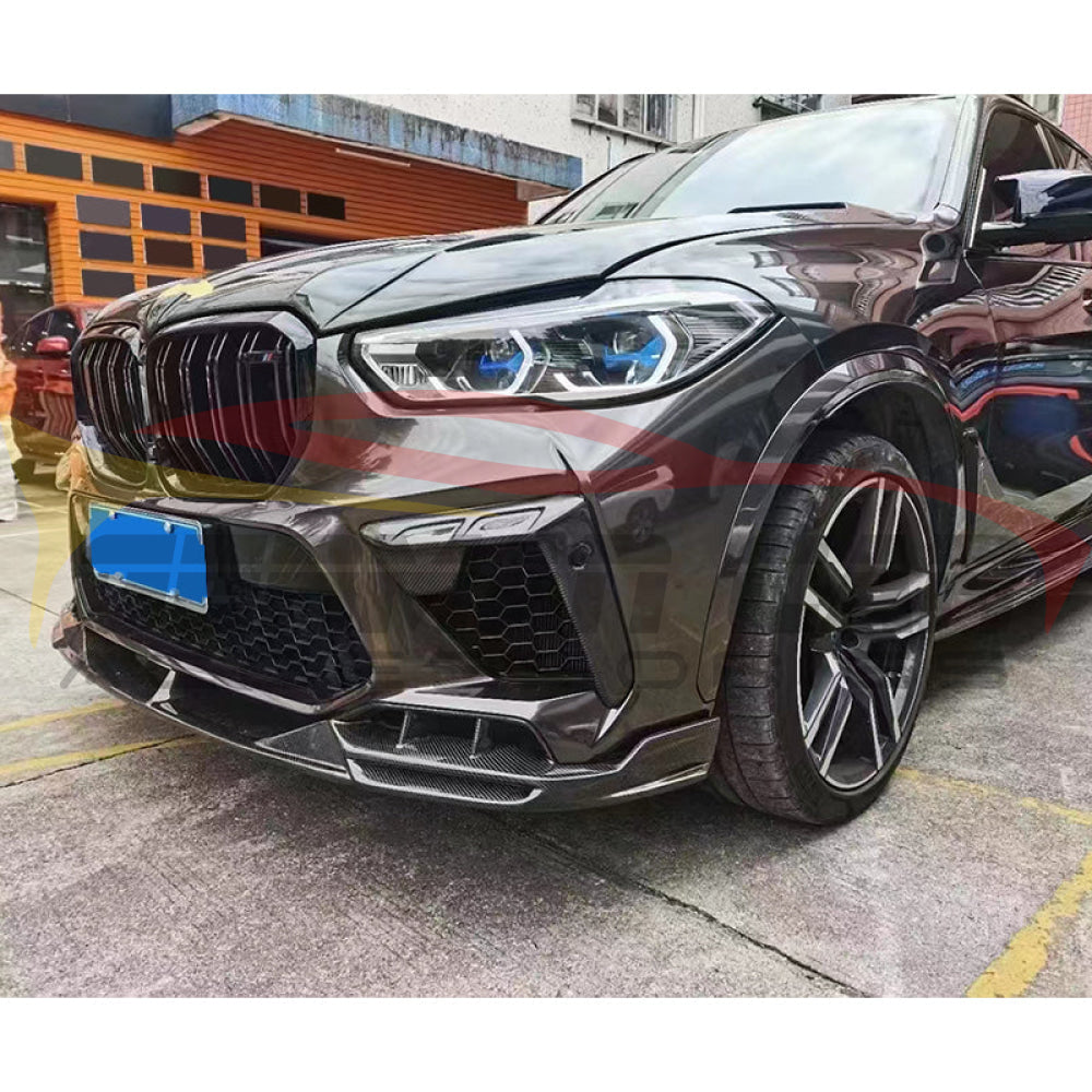 2019-2023 Bmw X5M Carbon Fiber Ld Style Front Lip | F95 Lips/Splitters