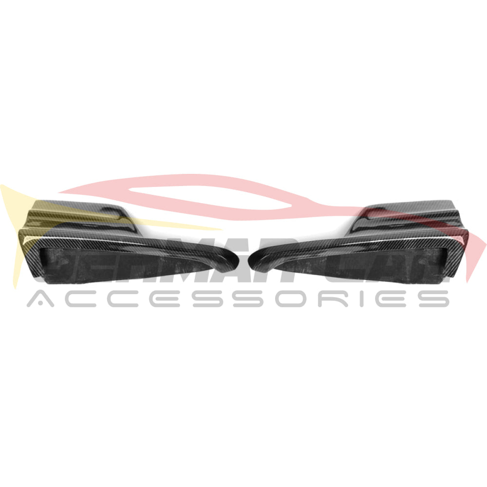 2019-2023 Bmw X5M Carbon Fiber Ld Style Rear Bumper Splitters | F95 Diffusers