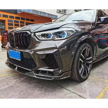 Load image into Gallery viewer, 2019-2023 Bmw X5M Carbon Fiber Ld Style Upper Front Bumper Splitters | F95 Lips/Splitters
