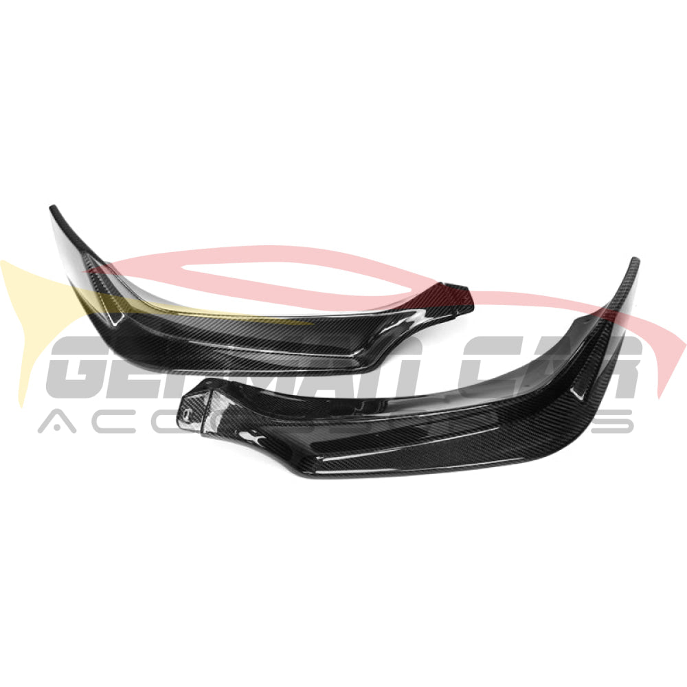 2019-2022 Bmw X6 2 Piece Carbon Fiber Front Lip | G06 Mirror Caps