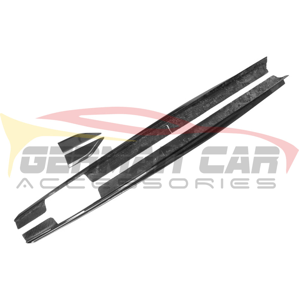 2019-2022 Bmw X6 Carbon Fiber Side Skirts | G06 Mirror Caps