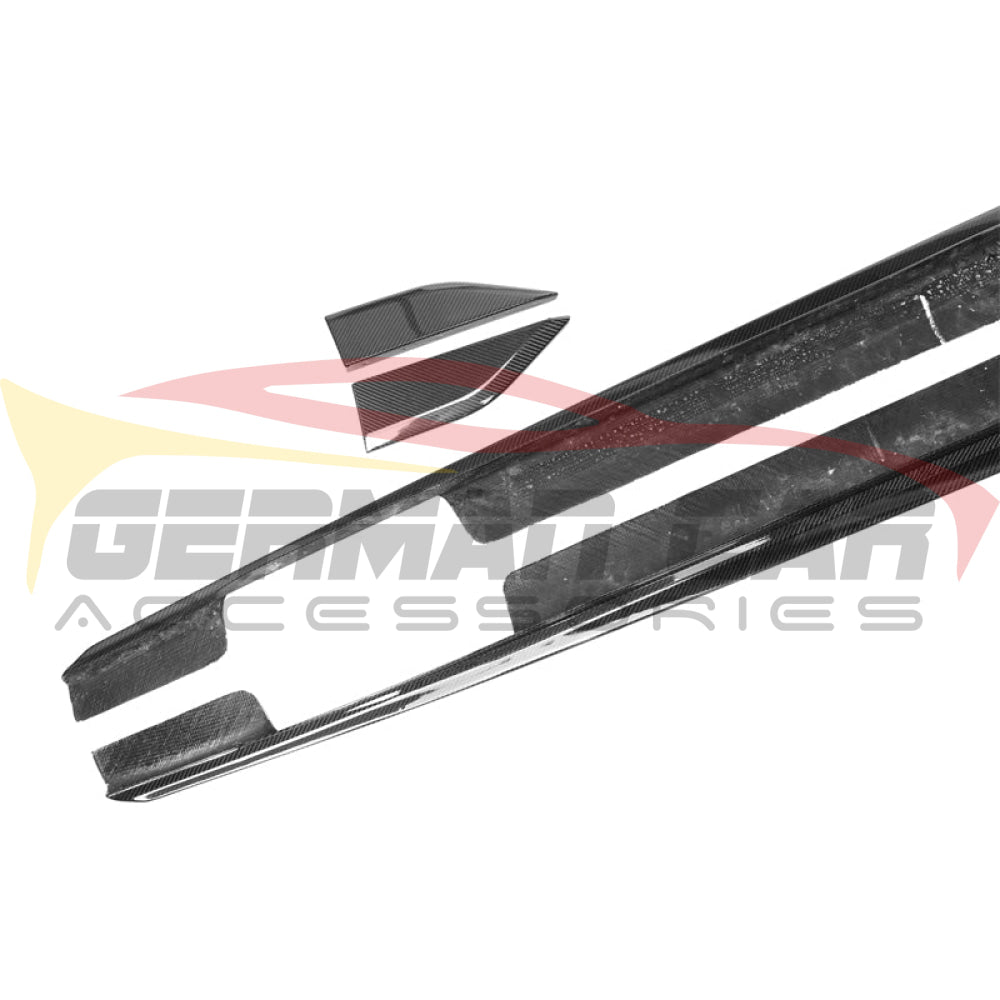 2019-2022 Bmw X6 Carbon Fiber Side Skirts | G06 Mirror Caps